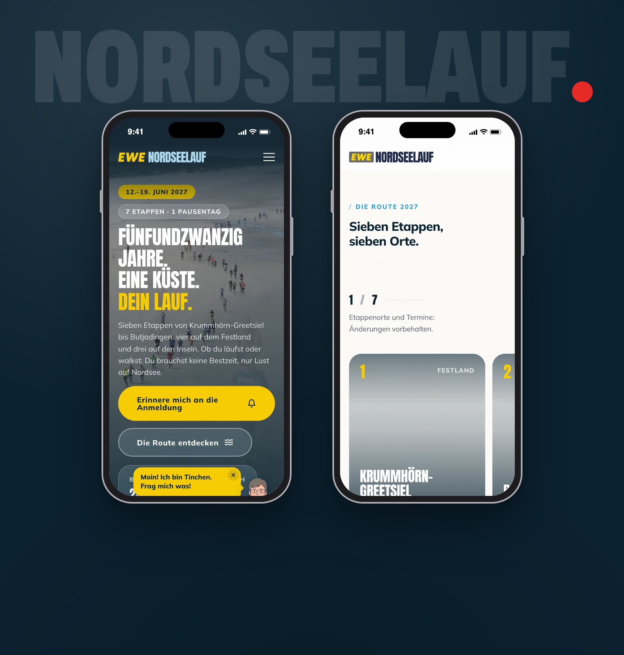 Website EWE Nordseelauf – Eindruck 2