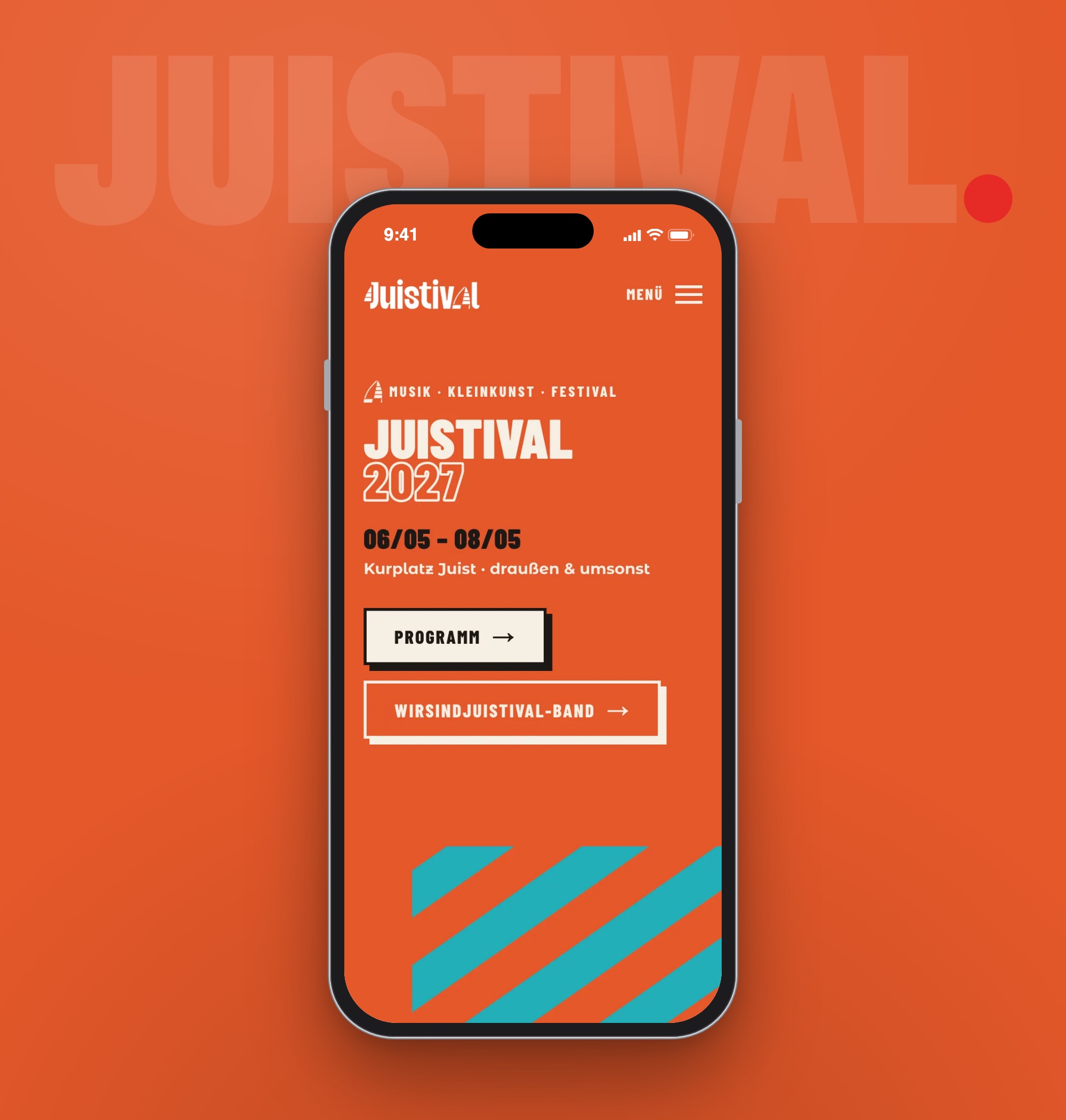 Juistival Website – impression 2