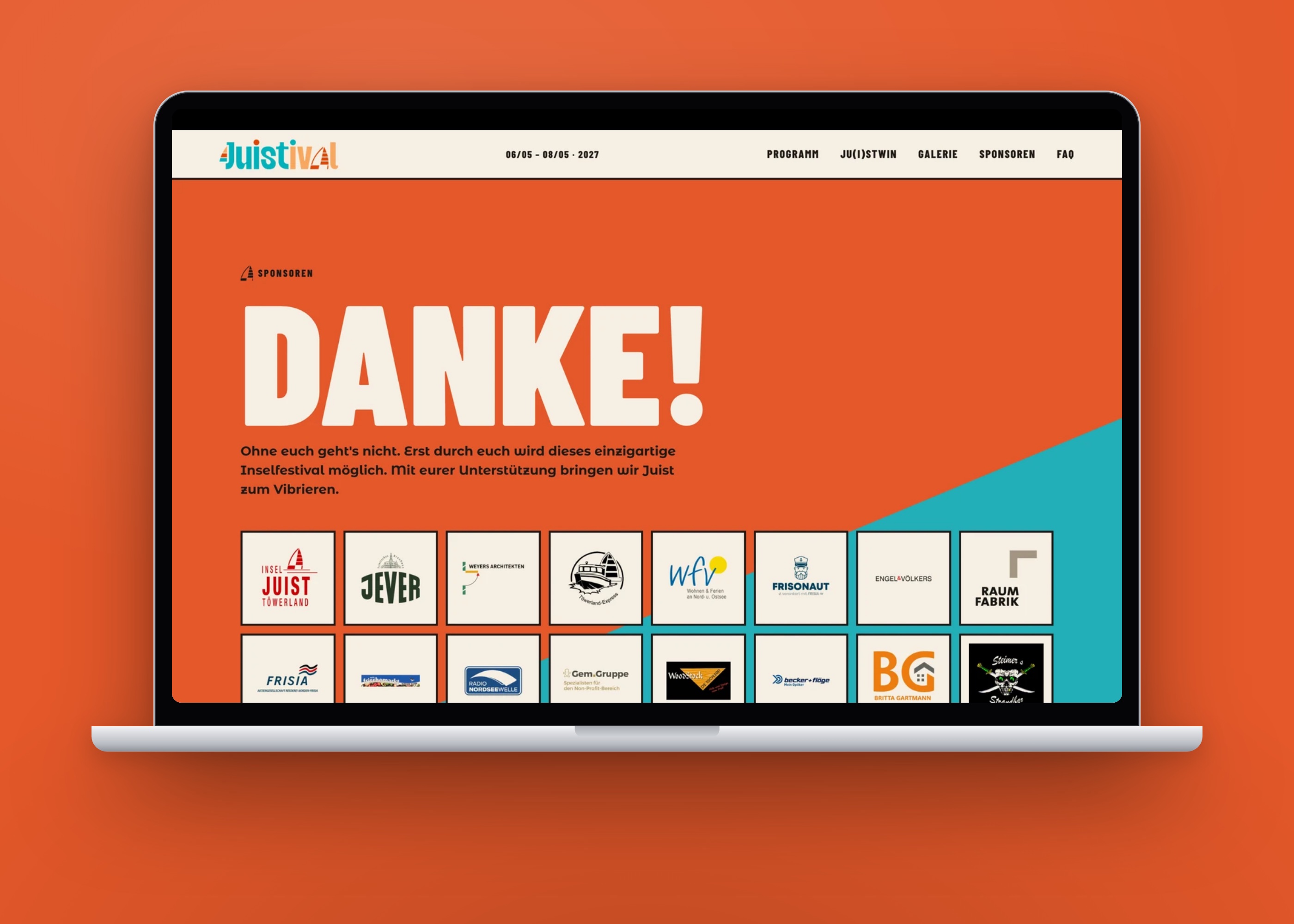 Juistival Website – impression 4